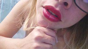 Naughty Blonde in the Bathroom