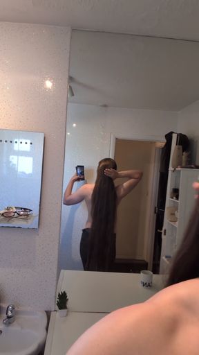 Long hair, strong back and girly boxers, find me something not to