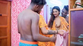 Sauteli bahan ko nahane ke baad piche se pakad ke chod diya