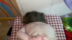 Masturbation Ended with Fucking Russian Wife with Big Ass