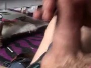 Skinny hipsters beautiful thick cock spurts cum in dorm room