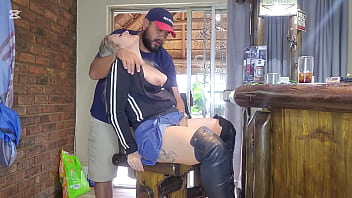 Close up pussy fucking and squirting after creampie