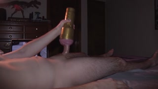 Fleshlight fuck while watching Liza Shultz masturbate