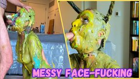 Messy & Humiliating Face Fucking - Deepthroat WAM Blowjob + Hair pulling