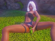 Milf belge chaude jouant avec un jouet [cheveux gris]