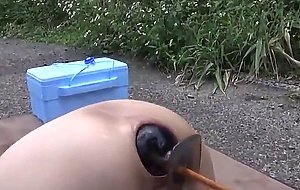 Japanese Girl Extreme Outdoors Enema
