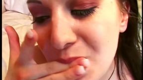 renee pornero swallows cum after anal and blowjob