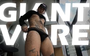 Giant Macabreink Lets Himself Be Smelled by a Tiny Human and Then Eats Him