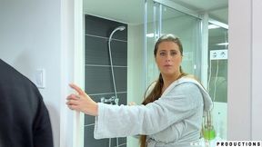 lady lyne and brad knight bts before shooting