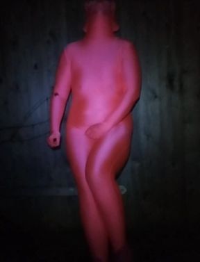 sinusSpandex お漏らし ドイツ neon pink futanari catsuit