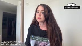 Stepsister Caught in Bed Without Permission, Forgetting Her Panties