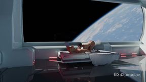 Sci-fi Lab Secrets - 18yo Beauty Akari Rides in Reverse Cowgirl, Takes Doggystyle & Moans Through a Deep Blowjob