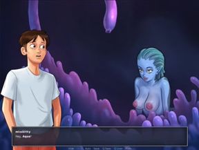 SUMMERTIME SAGA- SEA MONSTER'S BLOWJOB PART 151