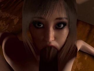 Shaved Oriental Chap Skull Screwing a Flawless Oriental Girl