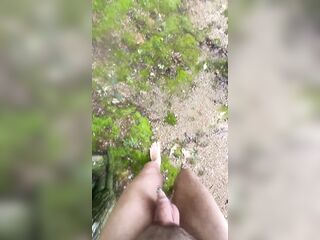 The MOST GOOD part of any hike is walking barefoot on moss