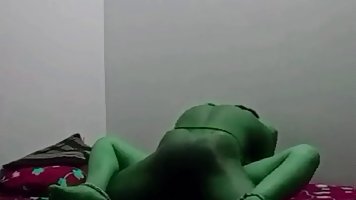 Amateur couple fucks at home