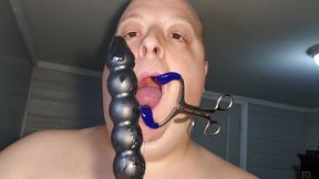 Mouth Spreader Deepthroat 3 Huge King Cock Dildo