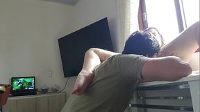 fucking the blonde with the big ass in the kitchen