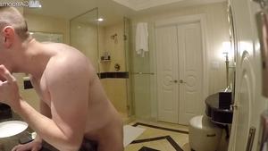 GayRoom: Cam caught good fuck in shower