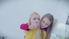 Lil Missy UK & Chloe Toy - Security Cam Surprise: Star Trek Officers in Bondage H264 MP4 HD *New Size* ( rope bondage, ballgag, microfoam tape, magic wand vibrator, frogtie, struggle, moan, dominance, submission )