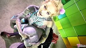 Ladyboy heavily tattooed sisy gets ass-fuck fisted from mistress - female domination extreme