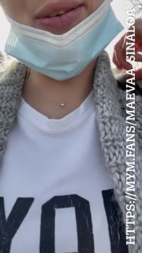 Maevaa Sinaloa - I dildo my pussy in public