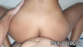 brincando com consolo no meu cu acabei fazendo dp e dando cu pro jr doidera