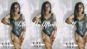 Clean up after yourself