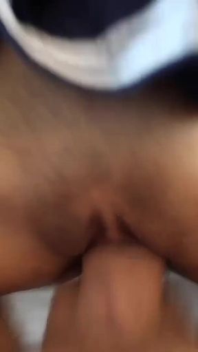 Johntronx - Skinny Girl in *** Uniform Meets My Hard Dick and Balls