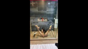 At a Miami Motel, Wearing Lingerie and High Heels Drilling My Man Pussy