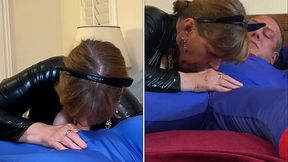 Granny Catwoman Sucks Superman'_s Cock!