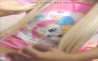 Cute TS Trap In Pink Cumming by RoguePUNK