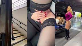 flashing et masturbation sur l autoroute voici une video d exhibition et ...