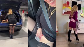 flashing et masturbation sur l autoroute voici une video d exhibition et ...
