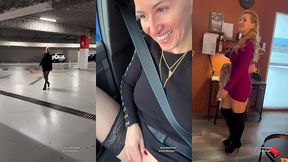 flashing et masturbation sur l autoroute voici une video d exhibition et ...