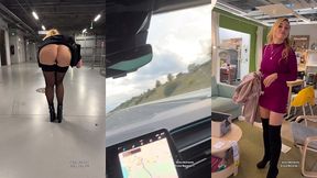 flashing et masturbation sur l autoroute voici une video d exhibition et ...