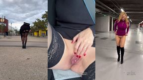 flashing et masturbation sur l autoroute voici une video d exhibition et ...