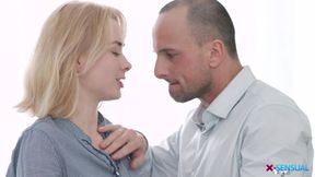 Warm her up orally and anally