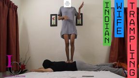 Indian Femdom Wife Trampling