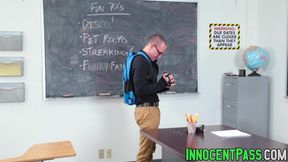 Kinky brunette babe Mercedes Carrera seduces her teacher