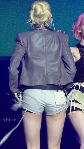 Korean k-pop fans get frisky in a group