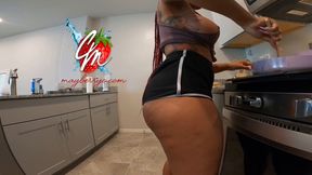 Cooking and teasing you