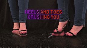 Heels and Toes Crushing You, Healing Wounds (Close Version) - Tamystarly - Cock Balls Crush Trample, CBT, Bootjob, Trampling, Shoejob, Stomping