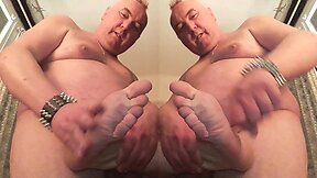 Bbw chubby fat feet film: pascal and his nice fat foot - erotic and sensual movie.