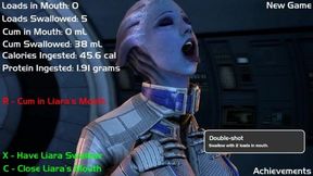 Liara - Mass Effect - Cum Dumpster Gameplay by Loveskysan