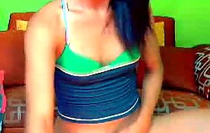 Shemale anal masturbation