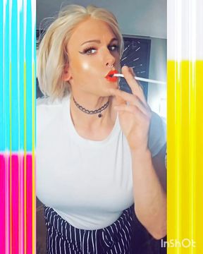 Sexy TS POV Smoking Fetish Outfit