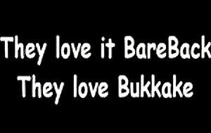 Black bareback suck white cocks