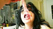 Swallowing Cum From Condom