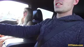 DTFSluts - Outdoors with this sluty blonde